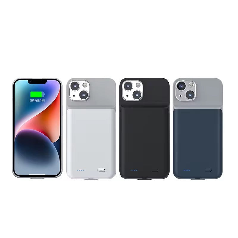 Coque Batterie Externe pour iPhone – 6800mAh, Protection et Recharge Tout-en-Un